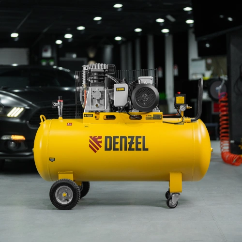 Компрессор воздушный BCI3000-T/200, ременный привод , 3.0 кВт, 200 литров, 530 л/мин Denzel по ценам производителя в Екатеринбурге с доставкой по всей России