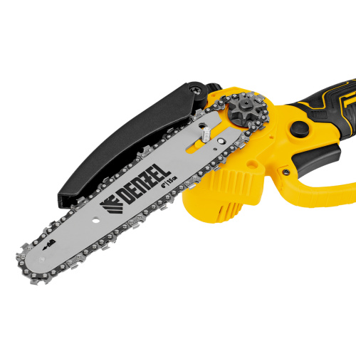 Цепная мини-пила аккумуляторная бесщет., CCS-150, шина 150 мм, Li-Ion, 20 В Denzel по ценам производителя в Екатеринбурге с доставкой по всей России