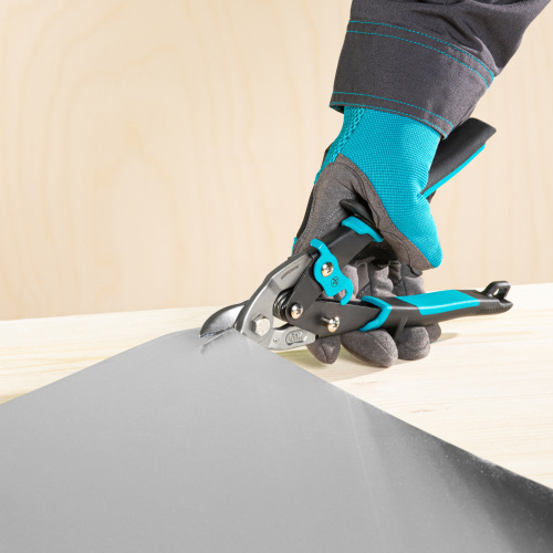 Ножницы по металлу "Piranha", 230 мм, прямой усиленный рез (Bulldog) сталь СrMo, двухкомпонентная рукоятка-ки Gross по ценам производителя в Екатеринбурге с доставкой по всей России