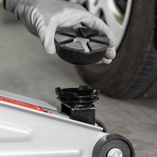 Резиновая опора для подкатного домкрата универсальная, D 89 мм, D 60 мм, H 35 мм Matrix по ценам производителя в Екатеринбурге с доставкой по всей России