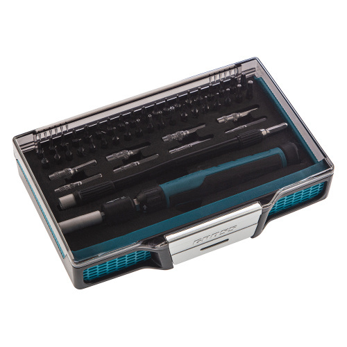 Отвертка с набором бит и торцевых головок для точных работ, гибкий привод, 48 шт, CrMo Gross по ценам производителя в Екатеринбурге с доставкой по всей России