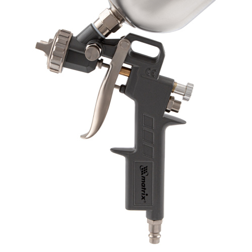Краскораспылитель пневматический с верхним бачком V 0.6 л, сопло D 1.2, 1.5 и 1.8 мм Matrix по ценам производителя в Екатеринбурге с доставкой по всей России