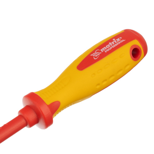 Отвертка Insulated, SL5.5 x 125 мм, CrMo, до 1000 В, двухкомпонентная рукоятка Matrix Professional по ценам производителя в Екатеринбурге с доставкой по всей России
