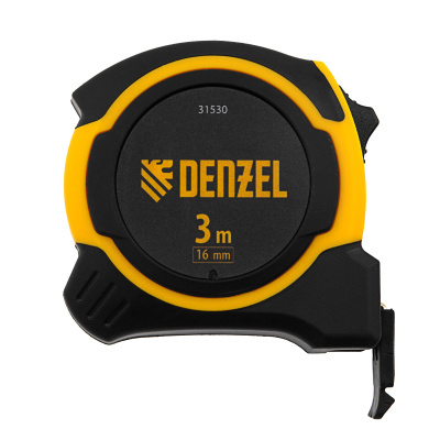 Рулетка 3м х 16мм, двухкомп. корпус, магнитный обрезиненный зацеп Denzel по ценам производителя в Екатеринбурге с доставкой по всей России