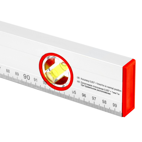 Уровень алюминиевый, 1000 мм, 3 глазка, линейка Sparta по ценам производителя в Екатеринбурге с доставкой по всей России