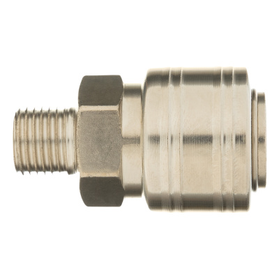 Муфта универсальная быстросъемная ("мама") 1/4, внешняя резьба, 2 шт, Stels по ценам производителя в Екатеринбурге с доставкой по всей России