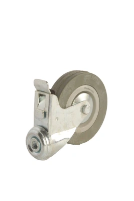 Колесо аппаратное поворотное SChgb 55 120 мм под болт с тормозом (F) по ценам производителя в Екатеринбурге с доставкой по всей России