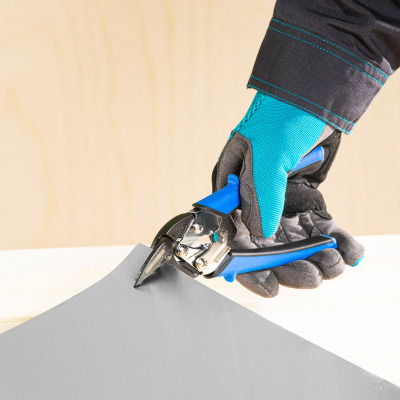 Ножницы по металлу "Piranha", 185 мм, прямой и правый рез, сталь СrM, двухкомпонентные рукоятки Gross по ценам производителя в Екатеринбурге с доставкой по всей России