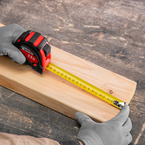 Рулетка Status Magnet 3 fixations,7,5 м х 25 мм,обрезиненный корпус,зацеп с магнитом Matrix по ценам производителя в Екатеринбурге с доставкой по всей России