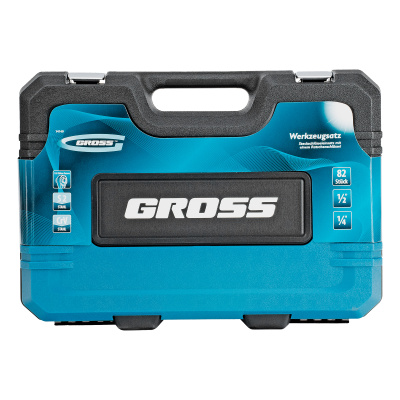 Набор инструментов, 1/4", 1/2", CrV, 120 зубьев, 82 предмета Gross по ценам производителя в Екатеринбурге с доставкой по всей России