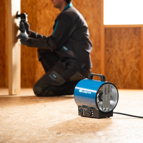 Тепловая пушка ТВ-3М (тепловентилятор), 230 В, 3 режима: вентилятор/1500 Вт /3000 Вт Сибртех по ценам производителя в Екатеринбурге с доставкой по всей России