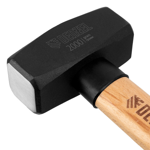 Кувалда, 2000 г, кованая головка, буковая рукоятка Denzel по ценам производителя в Екатеринбурге с доставкой по всей России