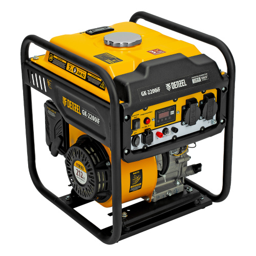 Генератор инверторный GK-2200iF, 2,2 кВт, 230 В, ручной старт DENZEL по ценам производителя в Екатеринбурге с доставкой по всей России