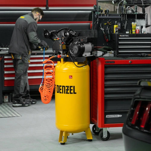 Компрессор воздушный BCV2200/100V, ременный привод , 2.3 кВт, 100 литров, 440 л/мин Denzel по ценам производителя в Екатеринбурге с доставкой по всей России