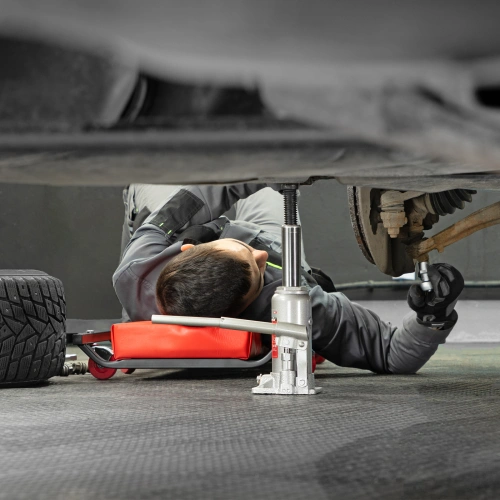 Домкрат гидравлический бутылочный, 5 т, h подъема 197-382 мм Matrix по ценам производителя в Екатеринбурге с доставкой по всей России