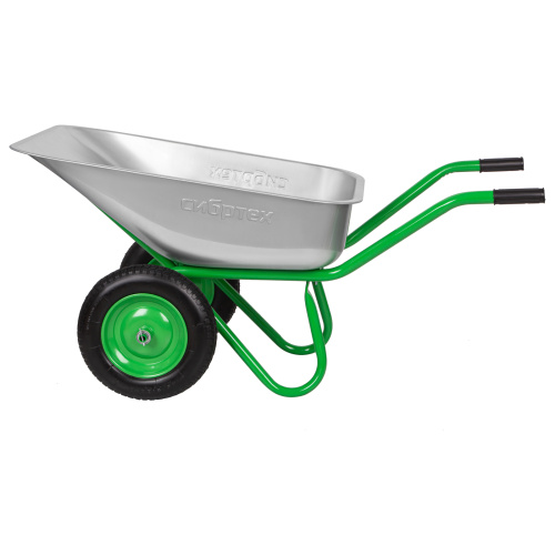 Тачка садово-строительная 2-х колесная, грузоподъемность 230 кг, объем 90 л Сибртех по ценам производителя в Екатеринбурге с доставкой по всей России