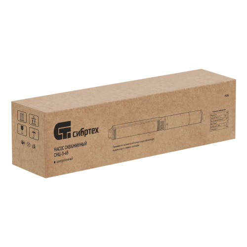 Скважинный насос CНЦ-3-65, центробежный, диаметр 3", 800 Вт, 2800 л/ч, напор 65 м Сибртех по ценам производителя в Екатеринбурге с доставкой по всей России