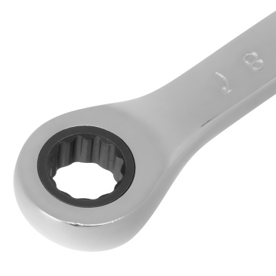 Ключ комбинированный трещоточный, 8 мм, CrV, зеркальный хром Matrix Professional по ценам производителя в Екатеринбурге с доставкой по всей России