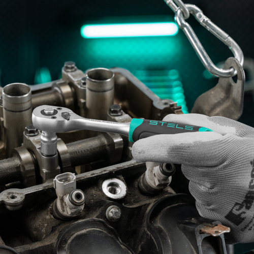 Набор инструментов, 1/2",3/8", 1/4", CrV, пластиковый кейс 142 предмета Stels по ценам производителя в Екатеринбурге с доставкой по всей России