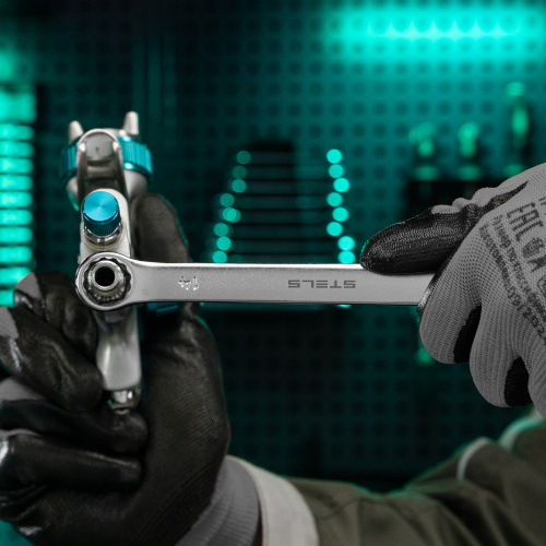 Ключ комбинированный, 14 мм, CrV, матовый хром Stels по ценам производителя в Екатеринбурге с доставкой по всей России