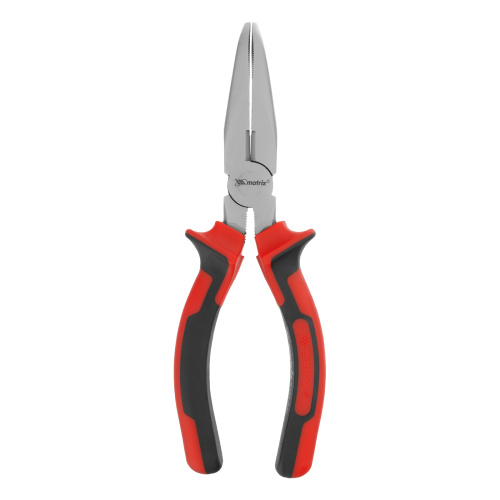 Длинногубцы изогнутые Nickel, 180 мм, никелированные, двухкомпонентные рукоятки Matrix по ценам производителя в Екатеринбурге с доставкой по всей России