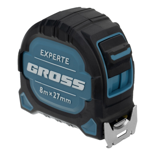 Рулетка Experte,8 м x 27 мм,двухкомпонентный корпус,магнит,двухсторонняя разметка,нейлон Gross по ценам производителя в Екатеринбурге с доставкой по всей России