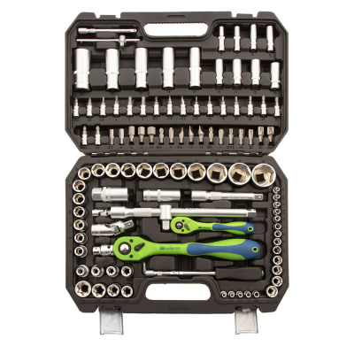 Набор инструментов 108 предметов, CrV, 1/2", 1/4" Сибртех по ценам производителя в Екатеринбурге с доставкой по всей России