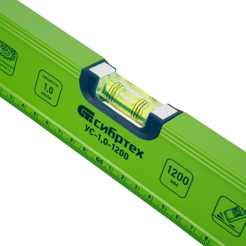 Уровень алюминиевый УС-1, 0-1200, фрезерованный, 3 глазка, рукоятки, 1200 мм Сибртех по ценам производителя в Екатеринбурге с доставкой по всей России