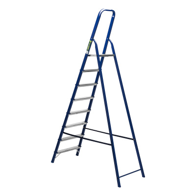 Стремянка, 8 ступеней, стальная, Сибртех по ценам производителя в Екатеринбурге с доставкой по всей России