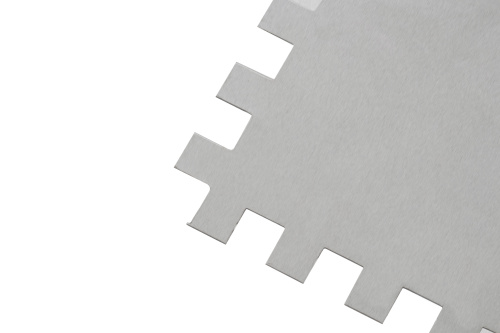 Гладилка из нержавеющей стали, 280 х 130 мм, зеркальная полировка, пластмассовая ручка, зуб 8 х 8 мм Matrix по ценам производителя в Екатеринбурге с доставкой по всей России