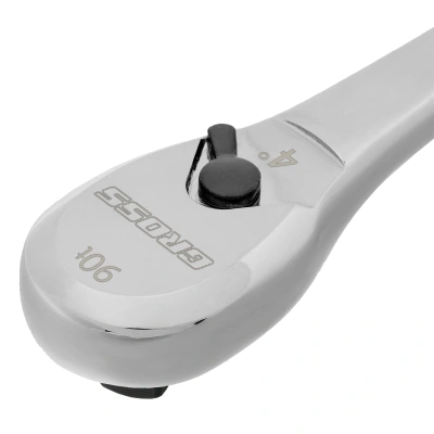 Ключ-трещотка 3/8", CrV, 90 зубьев, усиленный, хром Gross по ценам производителя в Екатеринбурге с доставкой по всей России