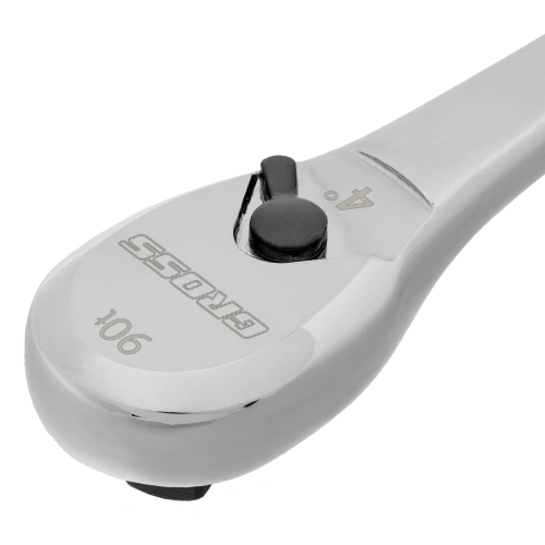 Ключ-трещотка 3/8", CrV, 90 зубьев, усиленный, хром Gross по ценам производителя в Екатеринбурге с доставкой по всей России