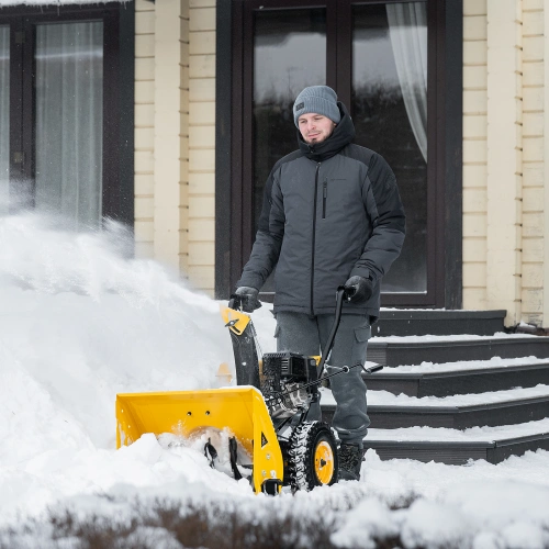 Бензиновая снегоуборочная машина SB 560, 212 cc, ручной старт Denzel по ценам производителя в Екатеринбурге с доставкой по всей России
