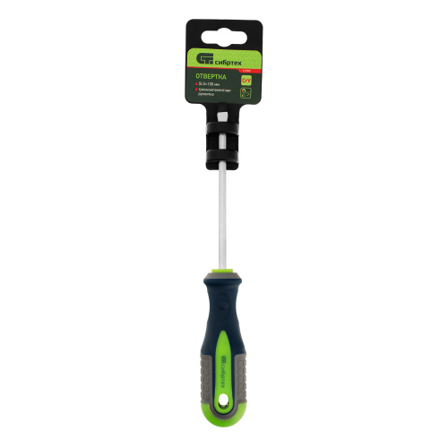 Отвертка, SL5 х 100 мм, CrV, трехкомпонентная рукоятка Сибртех по ценам производителя в Екатеринбурге с доставкой по всей России