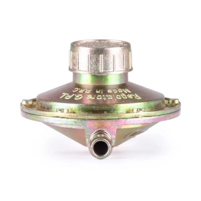 Редуктор пропановый с регулятором тип "ЛЯГУШКА" Foxweld (вход. гайка 21.8-14/1"LH, вых. 9мм) по ценам производителя в Екатеринбурге с доставкой по всей России