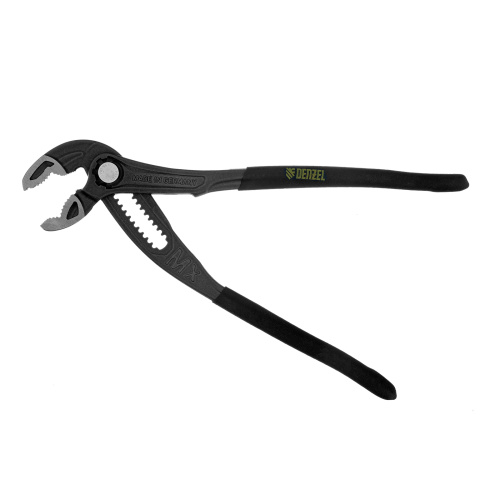 Клещи переставные, кнопочный механизм, обливные рукоятки, 250 мм Denzel по ценам производителя в Екатеринбурге с доставкой по всей России