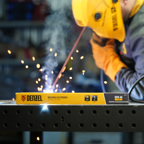 Электроды DER-46, диам. 4 мм, 1 кг, рутиловое покрытие Denzel по ценам производителя в Екатеринбурге с доставкой по всей России