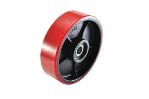 Колесо полиуретан 200х50 мм с подшипником для тележек гидравлических BF/WB/RHP/BFS по ценам производителя в Екатеринбурге с доставкой по всей России