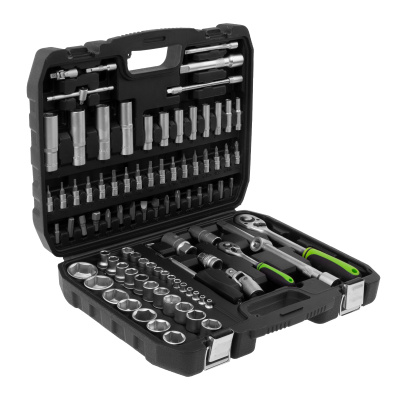 Набор инструмента, 1/2", 1/4", пластиковый кейс,94 предмета Сибртех по ценам производителя в Екатеринбурге с доставкой по всей России