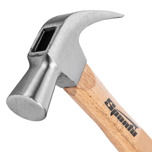 Молоток-гвоздодер, 650 г, боек 32 мм, деревянная рукоятка Sparta по ценам производителя в Екатеринбурге с доставкой по всей России