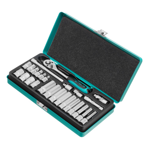 Набор торцевых головок с трещоткой, 1/4", 26 предметов Stels по ценам производителя в Екатеринбурге с доставкой по всей России