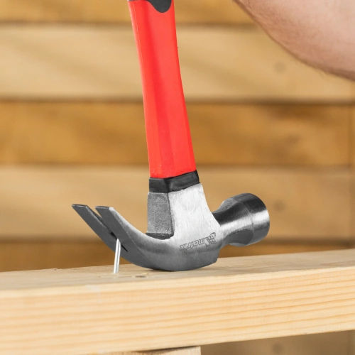 Молоток-гвоздодер optimal, 450 г, фибергласовая обрезиненная рукоятка Matrix по ценам производителя в Екатеринбурге с доставкой по всей России