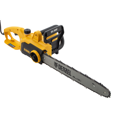 Пила цепная электрическая EDS-2000P, 2 кВт,поперечная, шина 40 см, шаг 3/8, паз 1.3 мм, 57 звеньев Denzel по ценам производителя в Екатеринбурге с доставкой по всей России