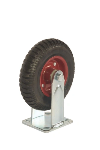 Колесо большегрузное неповоротное PF 200 200 мм резина с протектором (F) по ценам производителя в Екатеринбурге с доставкой по всей России