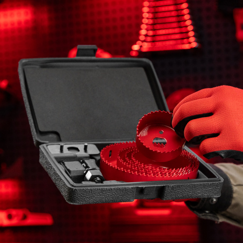 Набор кольцевых пил по дереву, 64-127 мм, 8 предметов Matrix по ценам производителя в Екатеринбурге с доставкой по всей России