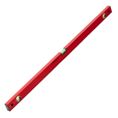 Уровень алюминиевый, 1000 мм, 3 глазка, красный, линейка Matrix по ценам производителя в Екатеринбурге с доставкой по всей России