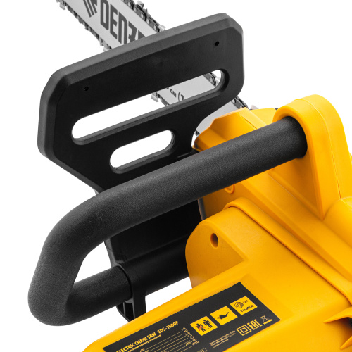 Пила цепная электрическая EDS-1800P, 1.8 кВт,поперечная, шина 40 см, шаг 3/8, паз 1.3 мм, 57 звеньев Denzel по ценам производителя в Екатеринбурге с доставкой по всей России