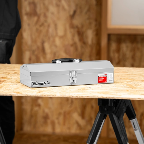 Ящик для инструмента, 410 х 154 х 95 мм, металлический Matrix по ценам производителя в Екатеринбурге с доставкой по всей России