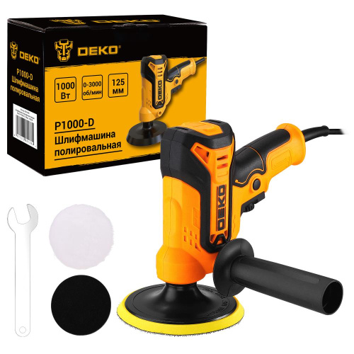Шлифмашина полировальная сетевая DEKO P1000-D, 125мм, 1000 Вт по ценам производителя в Екатеринбурге с доставкой по всей России