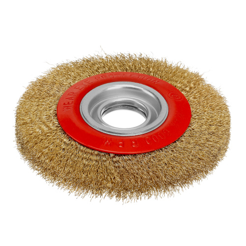Щетка для точила, 150 мм, посадка 32 мм, плоская, латунированная витая проволока Matrix по ценам производителя в Екатеринбурге с доставкой по всей России